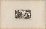 Looking for Lodgings, George Cruikshank  British, Etching