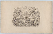 The Dispersion of the Works of all Nations from the Great Exhibition of 1851, George Cruikshank  British, Etching