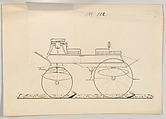 Drag #122, Brewster &amp; Co. (American, New York), Pen and black ink, watercolor