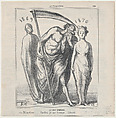 The password: Reaction...... pardon me, I am mistaken... Freedom.., from 'News of the day,' published in Le Charivari, December 31, 1869, Honoré Daumier  French, Lithograph on newsprint; second state of two (Delteil)