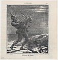 Like a Puppet, from 'News of the day,' published in Le Charivari, October 12, 1869, Honoré Daumier  French, Lithograph on newsprint; second state of two (Delteil)