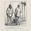 The restoration of the legislative body: –Hope that it will hold like this. –Hum... hummm! Maybe it wasn't enough to just re-plaster the walls., from 'News of the day,' published in Le Charivari, October 20, 1869, Honoré Daumier  French, Lithograph on newsprint; third state of three (Delteil)