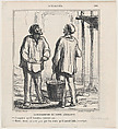 The restoration of the legislative body: –Hope that it will hold like this. –Hum... hummm! Maybe it wasn't enough to just re-plaster the walls., from 'News of the day,' published in Le Charivari, October 20, 1869, Honoré Daumier  French, Lithograph on newsprint; third state of three (Delteil)