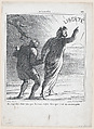 Don't look in that direction, don't you see that it's just a scare-crow, from 'News of the day,' published in "Le Charivari", Honoré Daumier  French, Lithograph on wove paper; second state of two (Delteil)