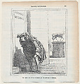 Louis XIV troubled at the prospects for the Bourbons, from 'News of the day,' published in "Le Charivari", Honoré Daumier  French, Lithograph on newsprint; second state of two (Delteil)