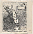 This poor King Louis XIV doesn't believe his eyes, from 'News of the day,' published in Le Charivari, August 21, 1871, Honoré Daumier  French, Lithograph on newsprint