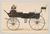 Drag (no number), Brewster & Co. American, Hand colored commercially printed lithograph with gum arabic