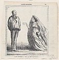 Jacques Bonhomme: Sorry, Madam, but you are really too decrepit!, from 'News of the day,' published in Le Charivari, June 8, 1872, Honoré Daumier  French, Lithograph on newsprint; second state of two (Delteil)