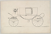Coach (unnumbered), Brewster & Co. American, Pen and black ink