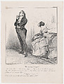 Plate 26: Marriage of convenience, from 'Caricaturana,' published in Les Robert Macaires, Honoré Daumier French, Lithograph on wove paper; second state of two (Delteil)