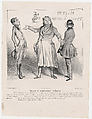 Plate 28: Conscript replacement agency, from 'Caricaturana,' published in Les Robert Macaires, Honoré Daumier  French, Lithograph on wove paper