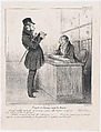 Plate 47: Stockbroker at the close of the day, from 'Caricaturana,' published in Les Robert Macaires, Honoré Daumier French, Lithograph on wove paper; third state of three (Delteil)