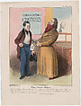 Plate 8: Robert Macaire, doctor, from 'Caricaturana,' published in Les Robert Macaires, Honoré Daumier French, Color lithograph on wove paper; second state of three (Delteil)