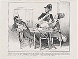 Plate 17: We're shareholders in the Institute of Agriculture..., from 'Caricaturana,' published in Les Robert Macaires, Honoré Daumier French, Lithograph on wove paper; sixth state of six (Delteil)