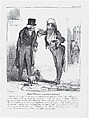 Plate 25: Robert Macaire, the genteel beggar, from 'Caricaturana,' published in Les Robert Macaires, Honoré Daumier French, Lithograph on wove paper; third state of three (Delteil)