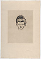 Andreas Schwarz, Edvard Munch Norwegian, Drypoint; first state of two (Woll)