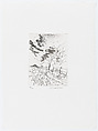 Ulf Eriksson | Landscape with a large bare tree, with plants in the ...