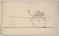 Four Seat Dog Cart #105, Brewster & Co. American, Pen and black ink, watercolor