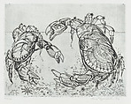 Crab Dance (Krabbdans), Sture Kjellström Swedish, Etching