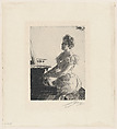 At the Piano, Anders Zorn  Swedish, Etching; second state of two