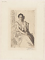 Mrs. Grover Cleveland II, Anders Zorn  Swedish, Etching; sixth state of six