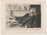 Ernest Renan, Anders Zorn  Swedish, Etching; fourth state of five