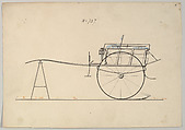 Game Cart #737, Brewster & Co.  American, Pen and black ink, watercolor