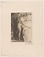 Olandine, Anders Zorn  Swedish, Etching; only state