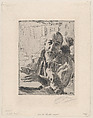 Anatole France, Anders Zorn Swedish, Etching; third state of four (Asplund)