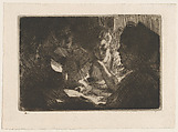 The New Ballad, Anonymous, 20th century , (signed G.D.), Etching