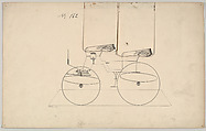 Design for Phaeton, no. 162, Brewster & Co. (American, New York), Pen and black ink