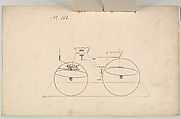 Design for Phaeton, no. 162, Brewster & Co. (American, New York), Pen and black ink