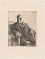 President William Howard Taft, Anders Zorn Swedish, Etching; fourth state of four