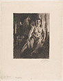 The Bed-Stool, Anders Zorn  Swedish, Etching; only state