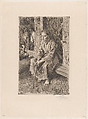 Vallkulla, Anders Zorn  Swedish, Etching; second state of two