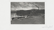 Twilight (Skymning), from "The Swedish Fine Art Print Society portfolio" (Föreningen för Grafisk Konst), Alfred Bergström Swedish, Etching and aquatint