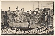 Roofs of London, from "the Swedish Fine Art Print Society portfolio" (Föreningen för Grafisk Konst), Harald Sallberg Swedish, Etching and aquatint