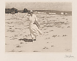 A Sunny Beach (En Solig Strand), from "The Swedish Fine Art Print Society Portfolio" (Föreningen för Grafisk Konst), Louis Sparre Swedish, Etching
