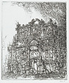 Italian Façade (Italiensk Fasad), from "The Swedish Fine Art Print Society Portfolio" (Föreningen för Grafisk Konst), Lennart Iverus Swedish, Etching