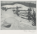 Wet Weather (Blötväder), from "The Swedish Fine Art Print Society Portfolio" (Föreningen för Grafisk Konst), Helge Zandén Swedish, Soft-ground etching and aquatint