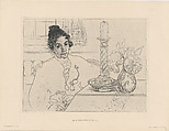 An Artist's Wife (En Konstnärshustru), from "The Swedish Fine Art Print Society Portfolio" (Föreningen för Grafisk Konst), Carl Larsson Swedish, Etching; third state of three