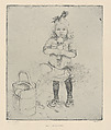 The Strange Doll (Den Underliga Dockan), from "The Swedish Fine Art Print Society Portfolio" (Föreningen för Grafisk Konst), Carl Larsson Swedish, Etching; second state of two