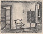 Hans Hans' Cabin (Hans Hans' Stuga), from "The Swedish Fine Art Print Society Portfolio" (Föreningen för Grafisk Konst), Emil Johanson-Thor Swedish, Lithograph