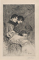 The Cousins, Anders Zorn  Swedish, Etching; third state of three (Asplund)