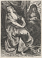 St. Mary Magdalen Trampling Her Valuables, Lucas Vorsterman I Flemish, Engraving; third state of three (Hollstein)