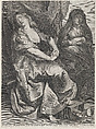 St. Mary Magdalen Trampling Her Valuables, Lucas Vorsterman I Flemish, Engraving; first state of three (Hollstein)
