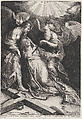 Holy Family with Saint Anne, Paulus Pontius (Flemish, Antwerp 1603–1658 Antwerp), Engraving; second state of two