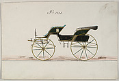 Phaeton #1003, Brewster & Co.  American, Pen and black ink, watercolor and gouache