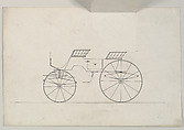 Design for Phaeton (unnumbered), Brewster & Co. (American, New York), Pen and black ink
