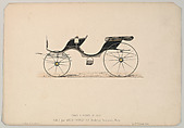 Design for Char a Banc, no. 326, from Le Guide du Carossier, Brice Thomas  French, Colored lithograph with hand coloring